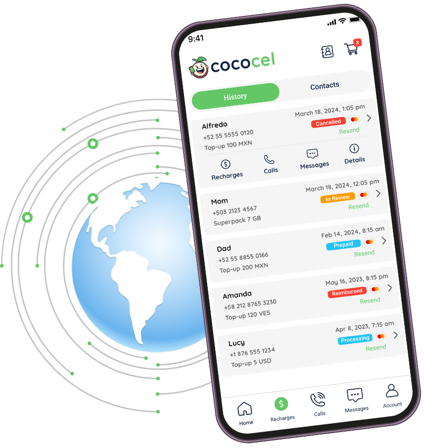 International Top-ups